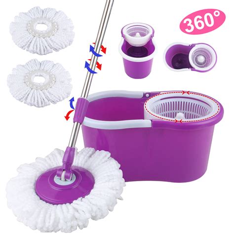 360 magic spin mop with spinning action and rotating head